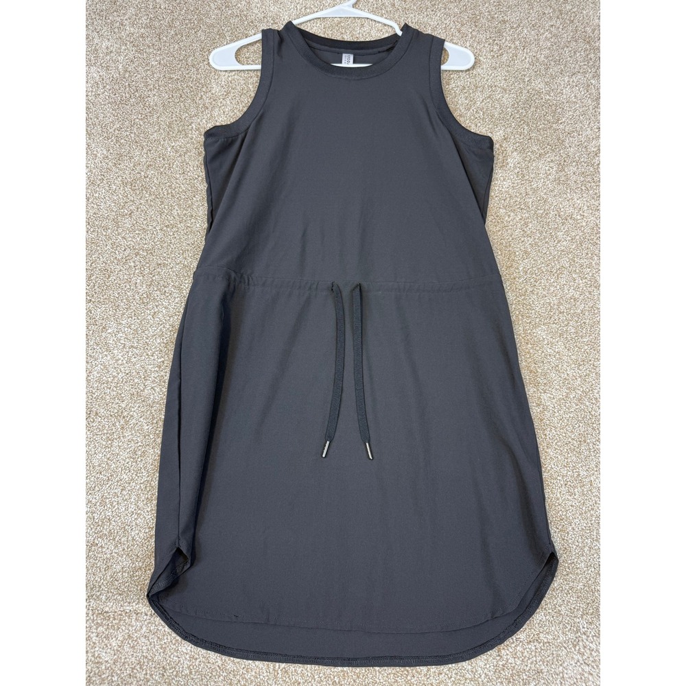 Kyodan Outdoor Womens Black Sleeveless Drawstring Active Dress‎ Small Athleisure